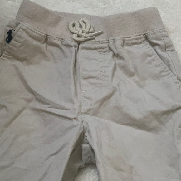 Ralph Lauren khaki joggers. Size 6m - Picture 2 of 5